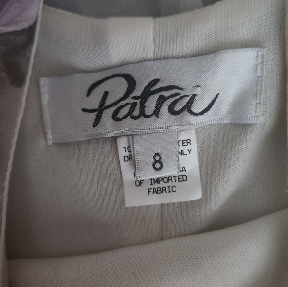 NWT Vintage Marshall Field's Patra Sz 8 Floral Cloud Dress With Matching Wrap - Picture 8 of 15